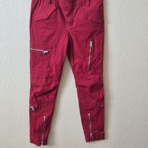 Ralph Lauren Red Cargo Pants for Women